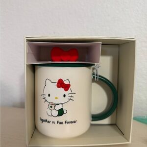 Starbucks Hello Kitty Mug And Cold cup